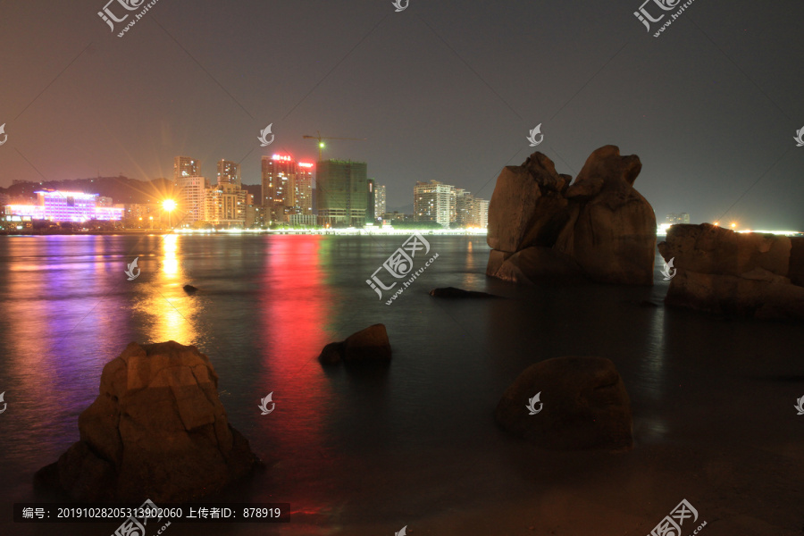 滨海夜景