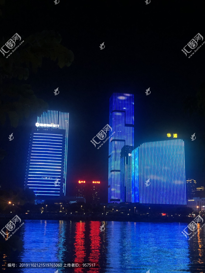 福州金融街万达夜景