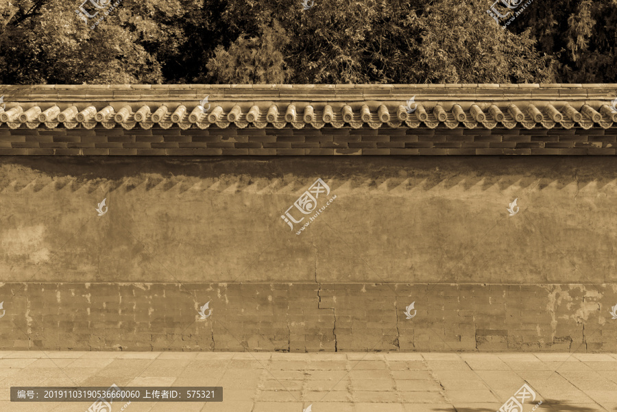 紫禁城宫墙老照片