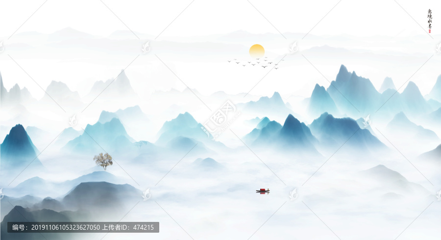 禪意水墨畫