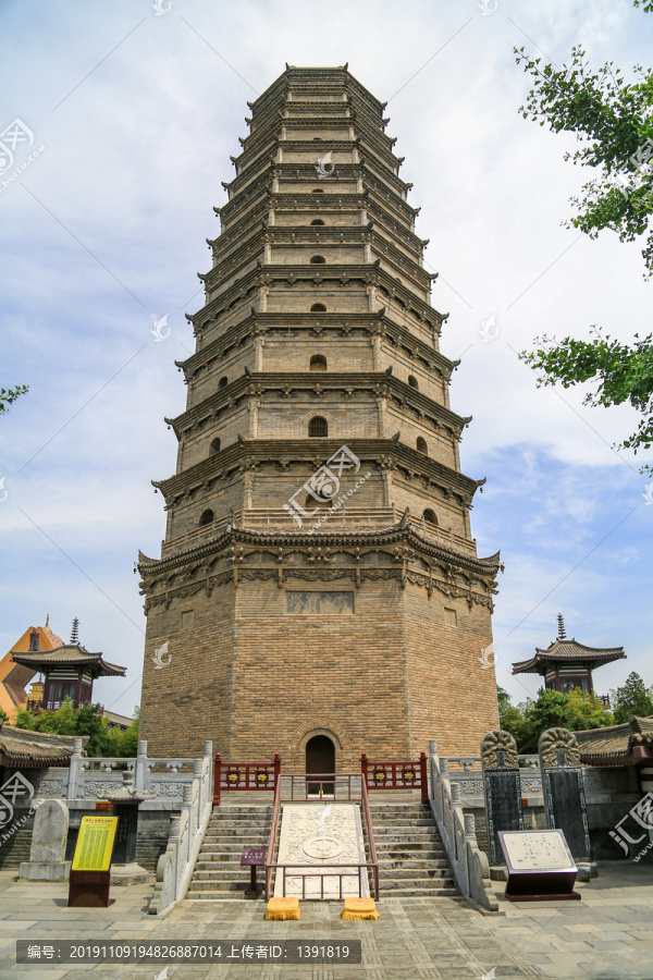 扶风法门文化景区法门寺真身宝塔