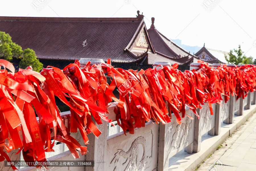 寺庙祈福带