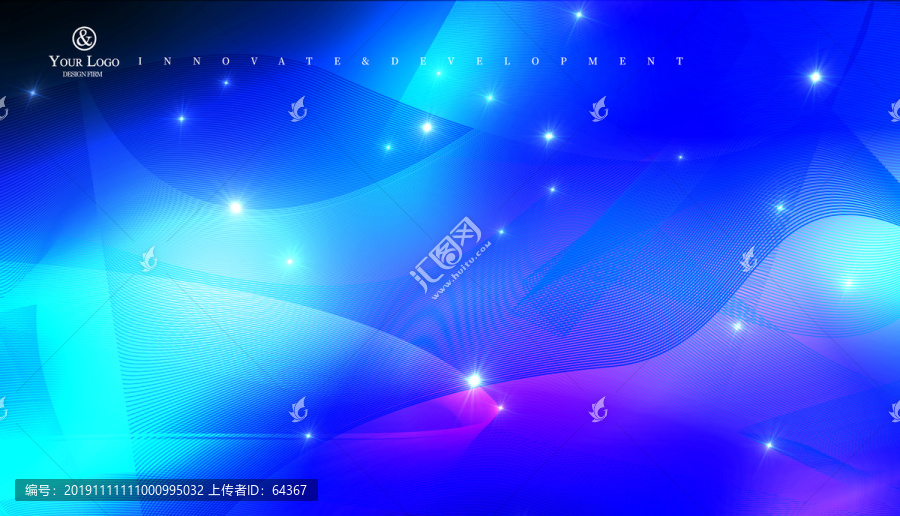 藍(lán)色星空背景