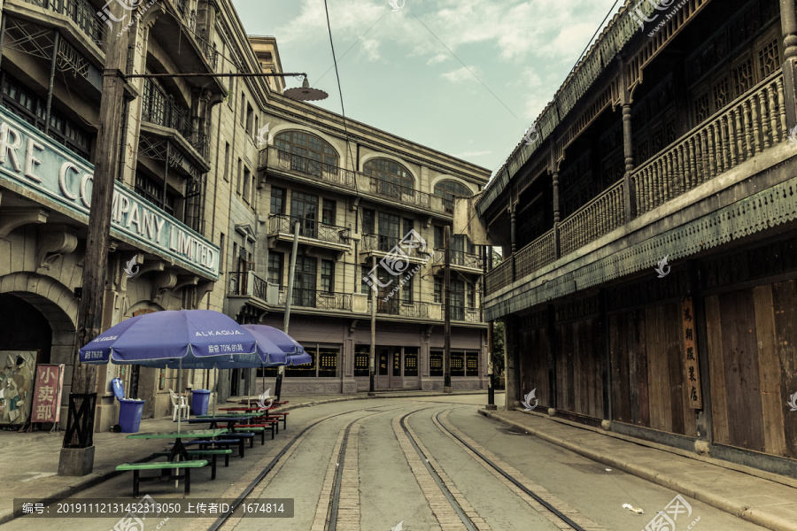 老上海南京路街景