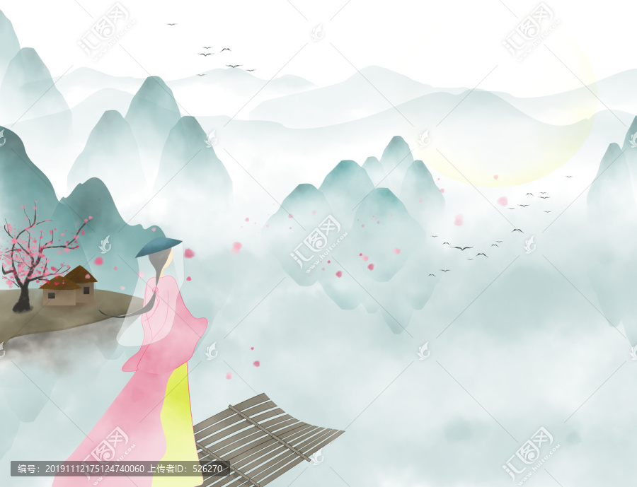 古風(fēng)山水畫