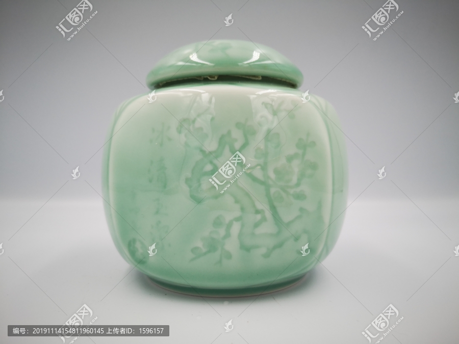 龙泉青瓷茶叶罐