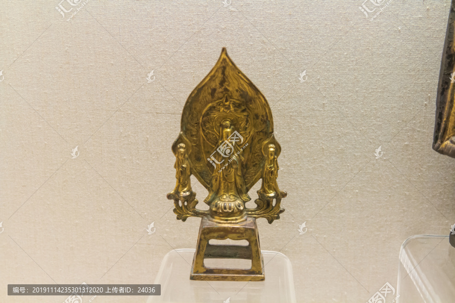 上海博物馆北齐菩萨鎏金铜像