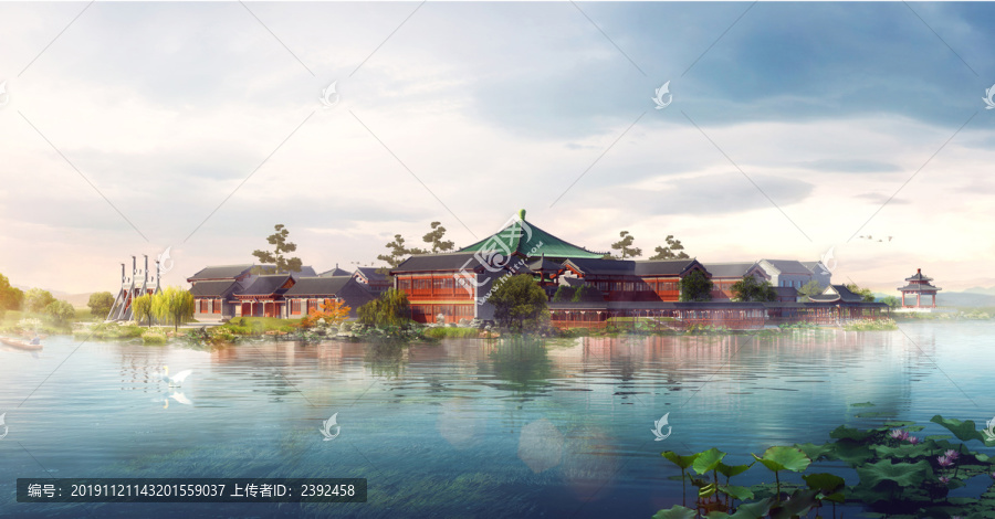 傳統(tǒng)中式學(xué)校傳統(tǒng)私塾王府大殿