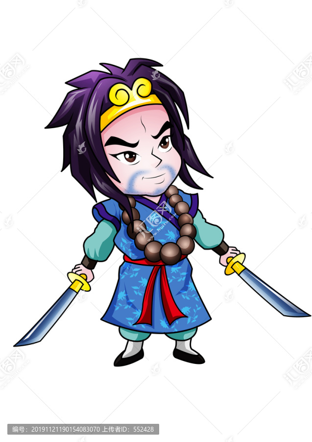 武松卡通設計