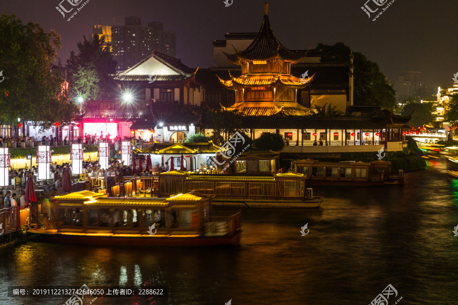 南京秦淮河夜景