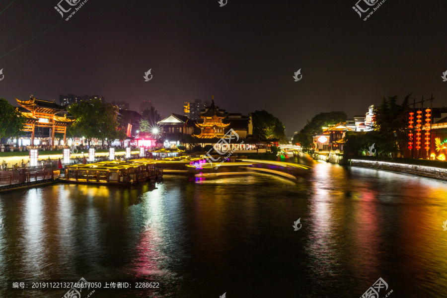 南京秦淮河夜景