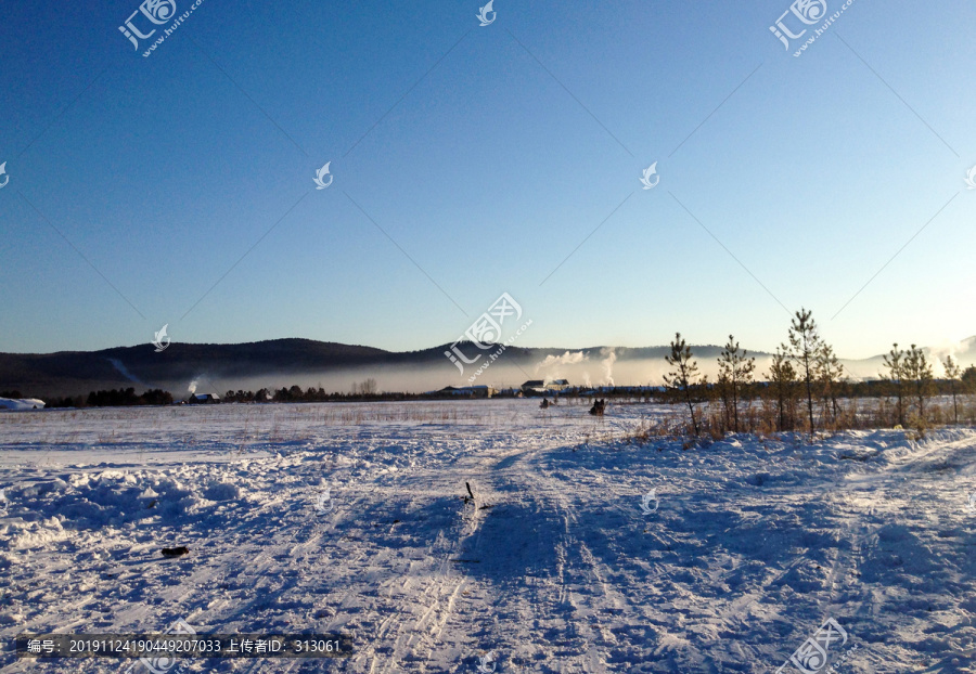 中国漠河雪乡风光