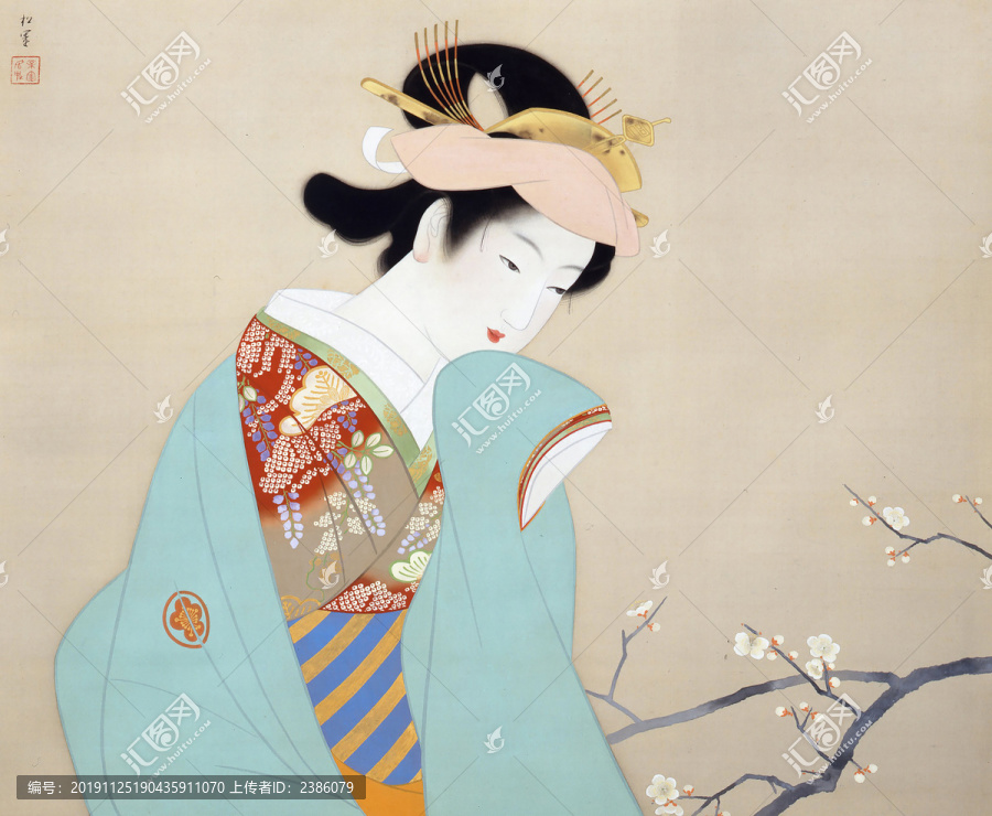 上村松园日本绘画大师上村松園日本美女画