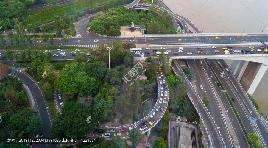 重庆立交桥城市风光