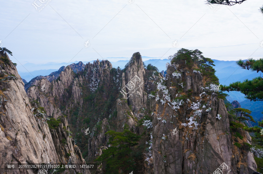 冬日黄山