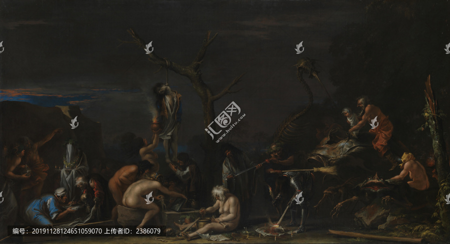 Salvator,Rosa巴洛克創(chuàng)新派薩爾瓦多羅薩油畫