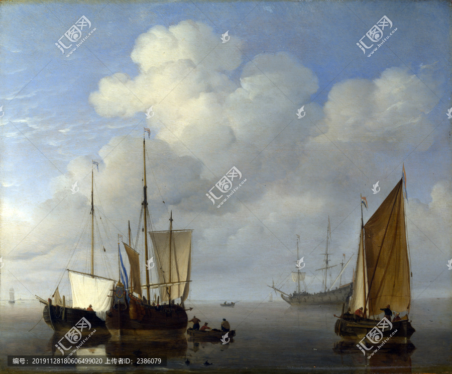 Willem,van,de,Velde荷兰小威廉海洋风景油画