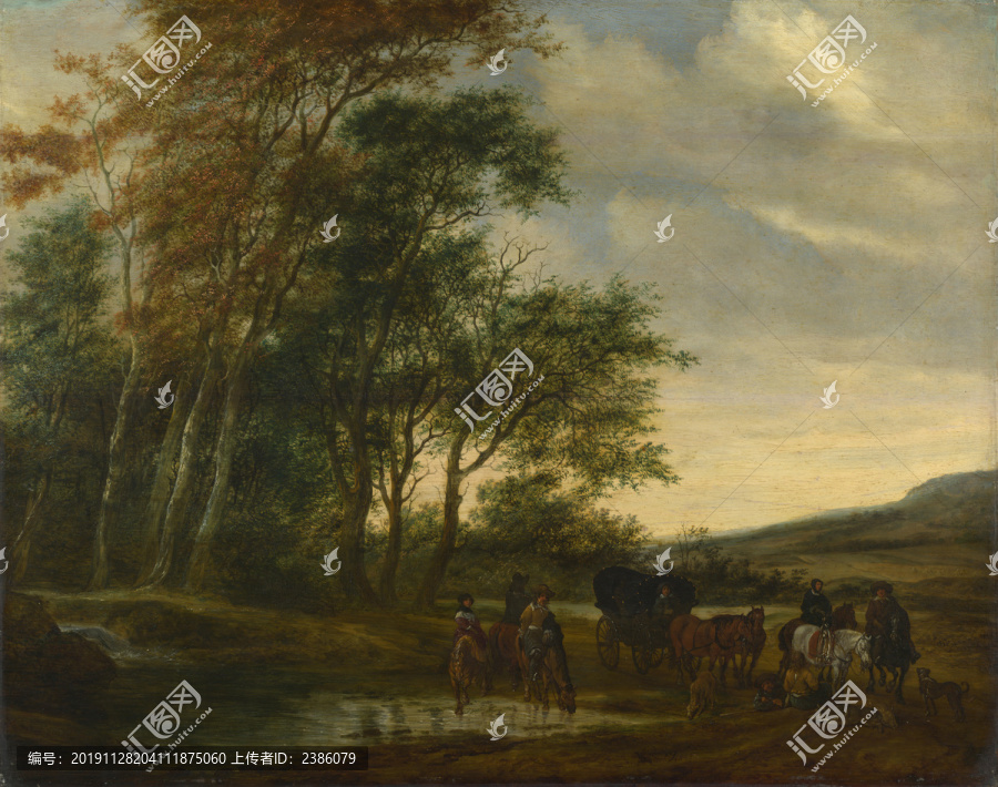 Salomon,van,Ruysdael荷兰风景画家所罗门精选风景油画