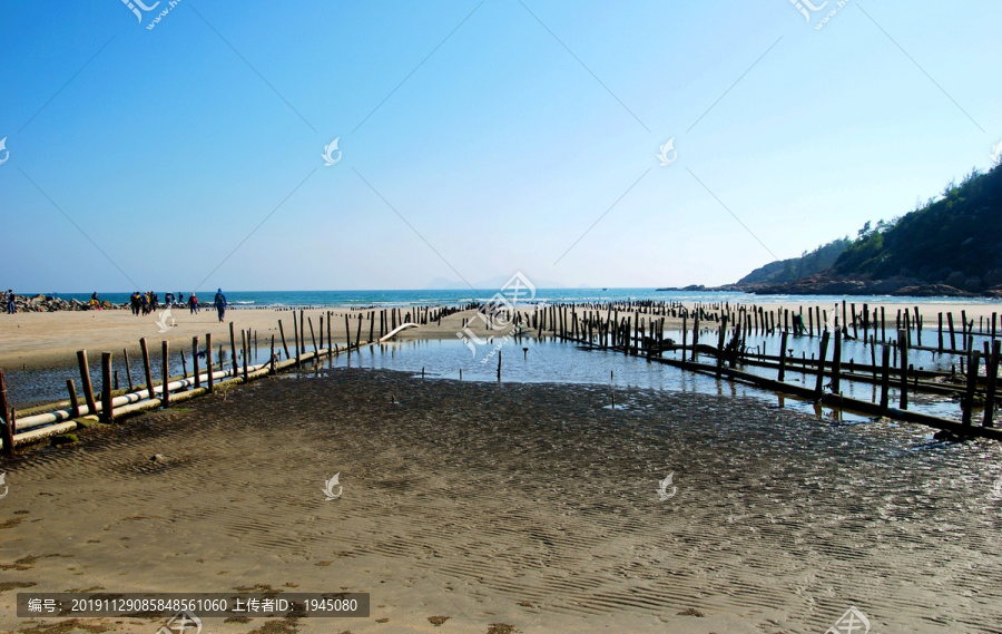 海边养殖场实景