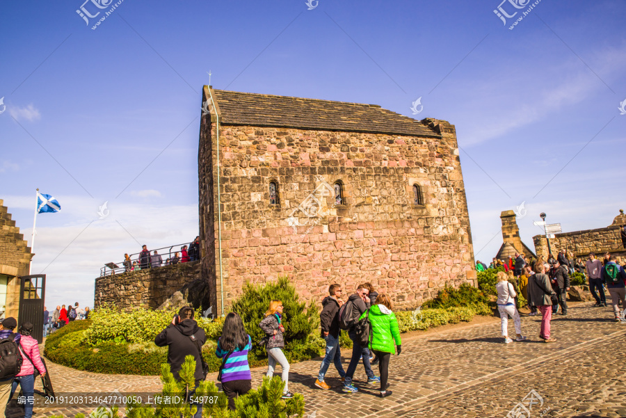英国爱丁堡城堡内景