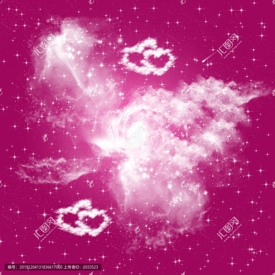 粉色星空