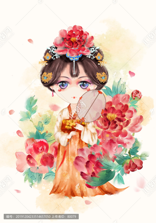Q版唐朝美女