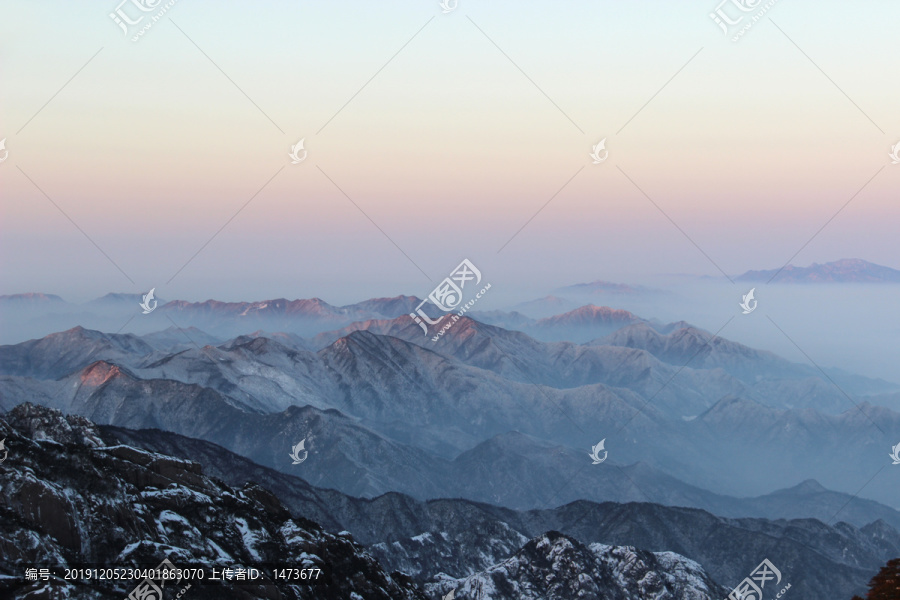 黄山雪景