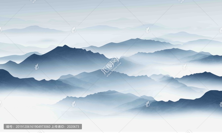 新中式山水畫