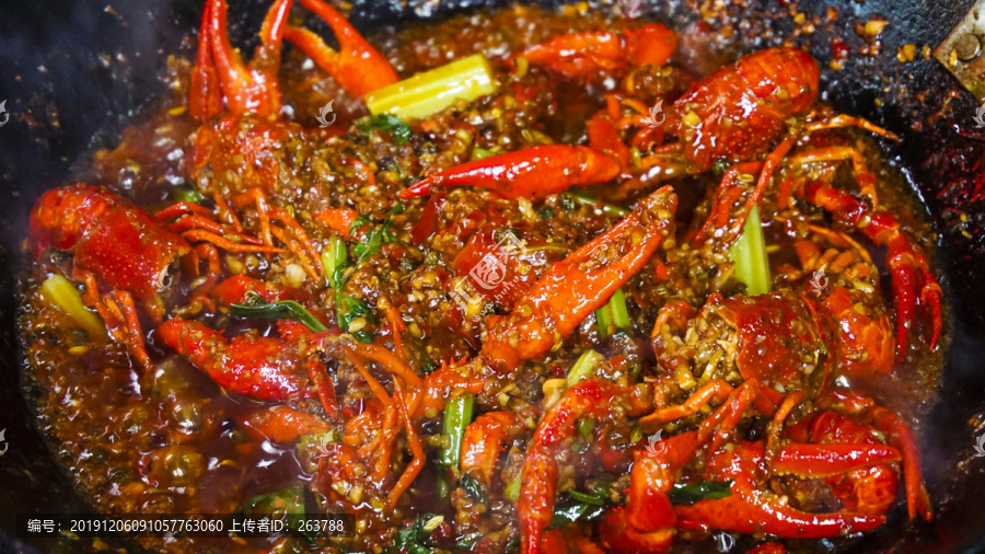 贵州风味美食麻辣小龙虾