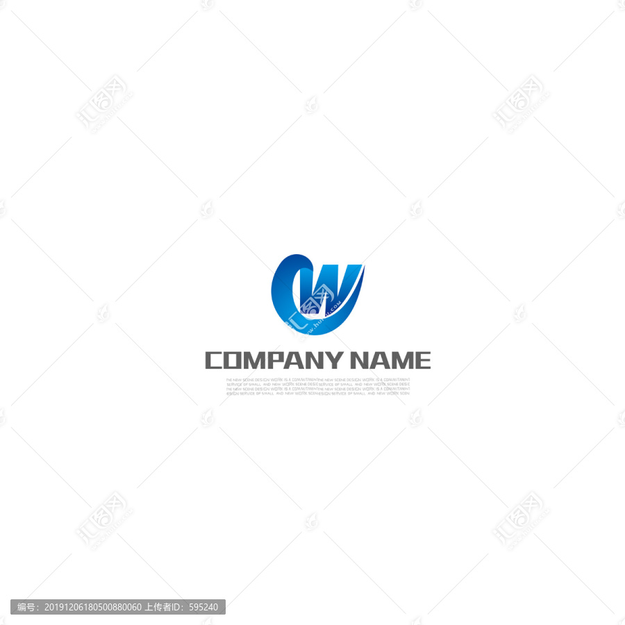 CW字母LOGO