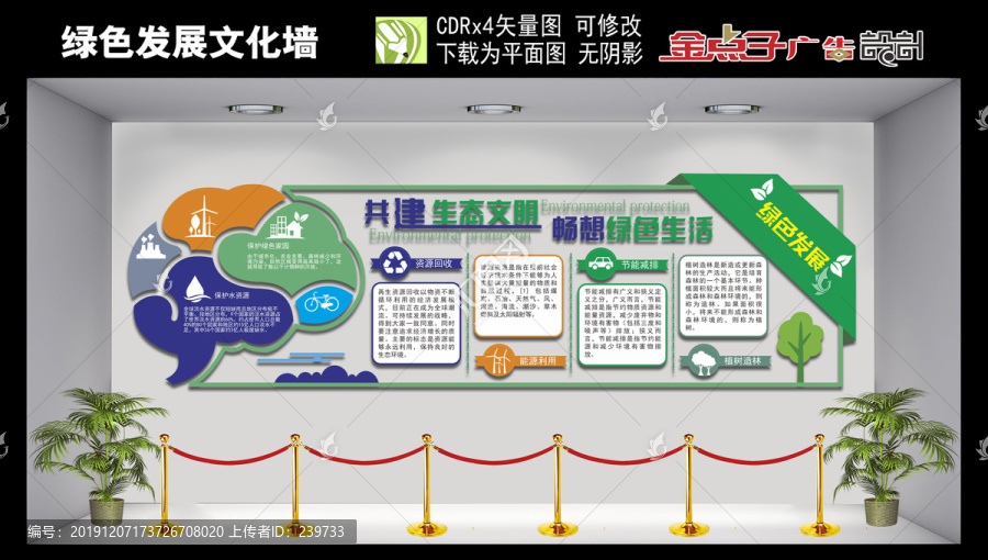 綠色發展文化墻