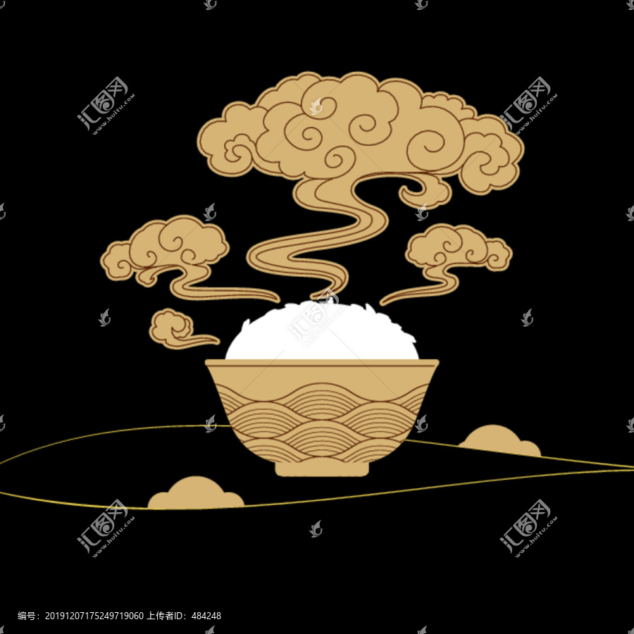 米飯手繪插畫AI文件