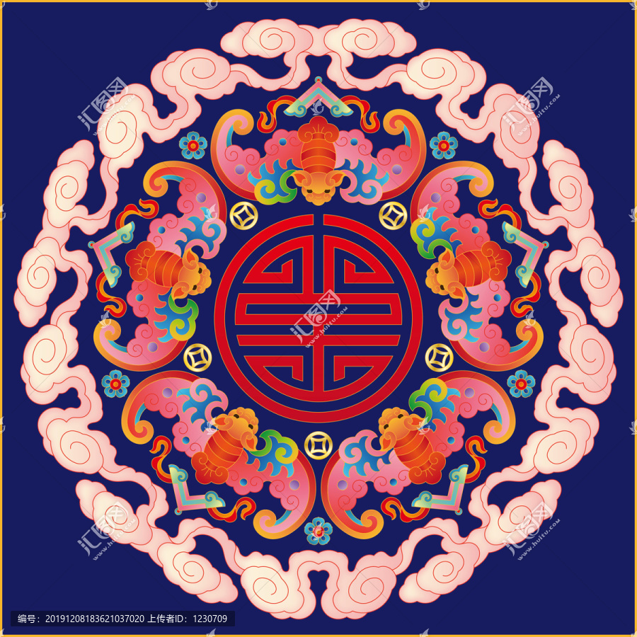 五福捧壽