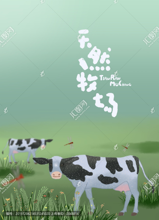 天然牧場奶牛