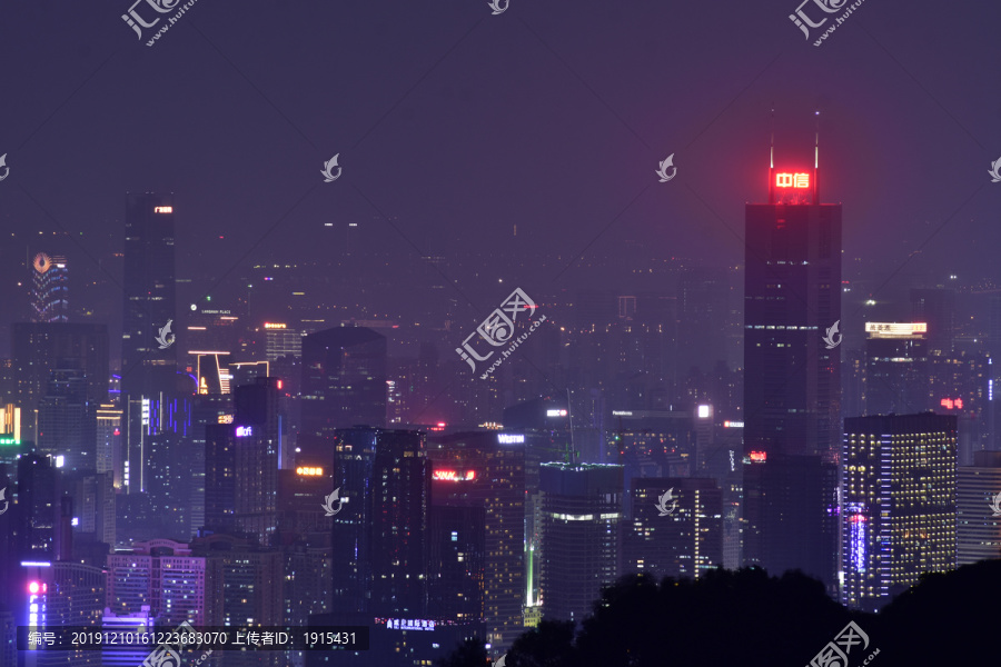 广州天河夜景