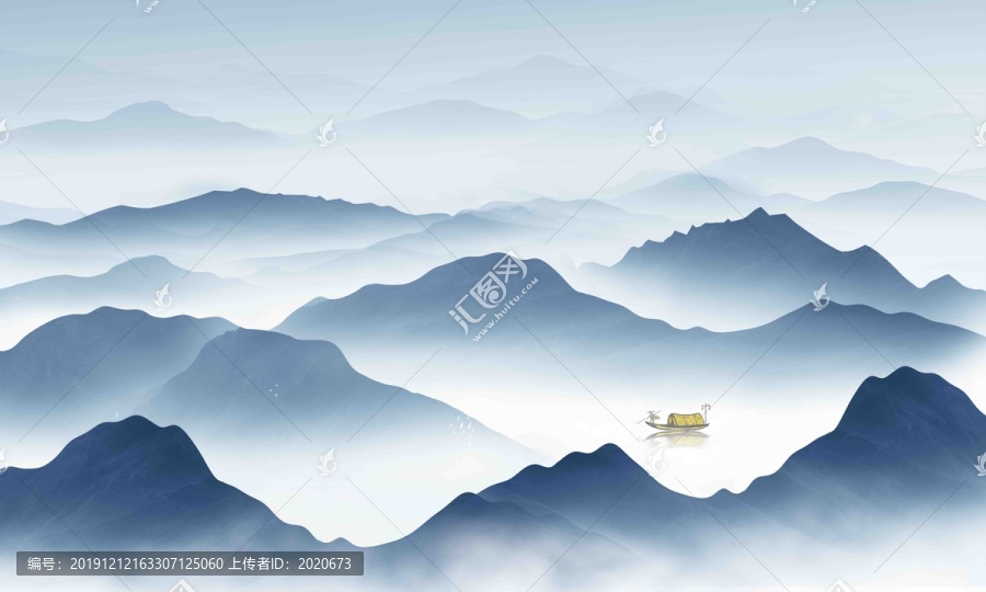 新中式山水畫