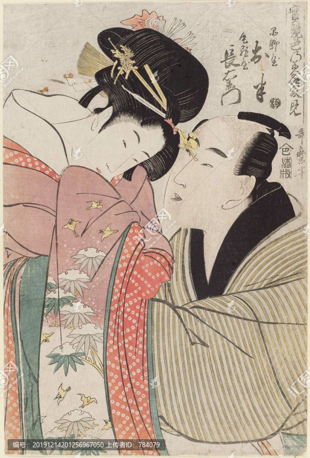 喜多川歌麿大漢神奈雅和周門