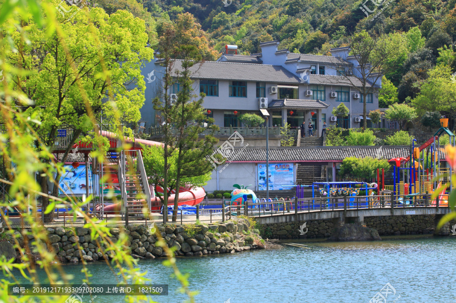 宁波宁海县三麓潭美景