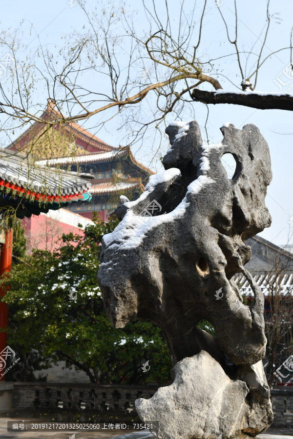 皇家园林雪景