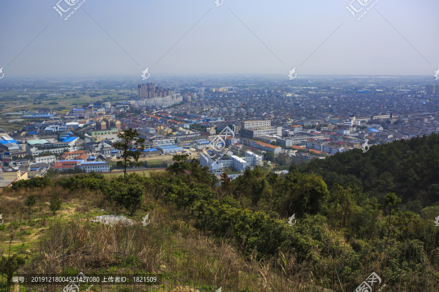 宁波鄞州咸祥镇金山公园景色