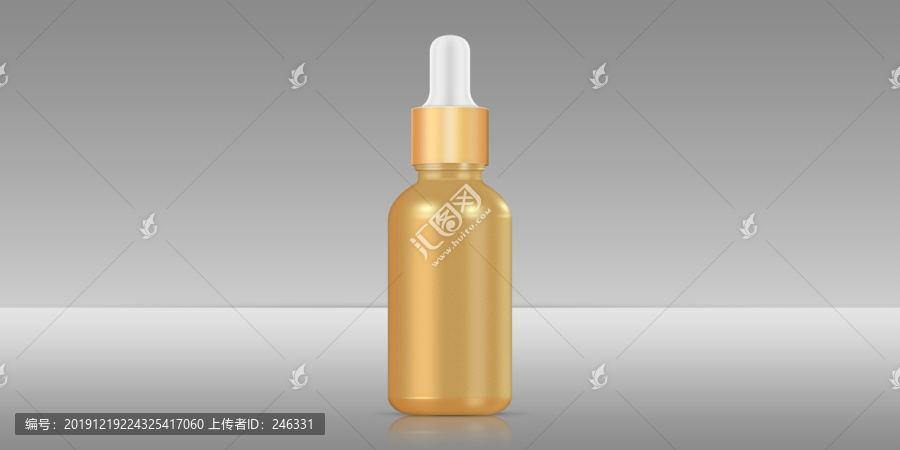 金色拉管瓶
