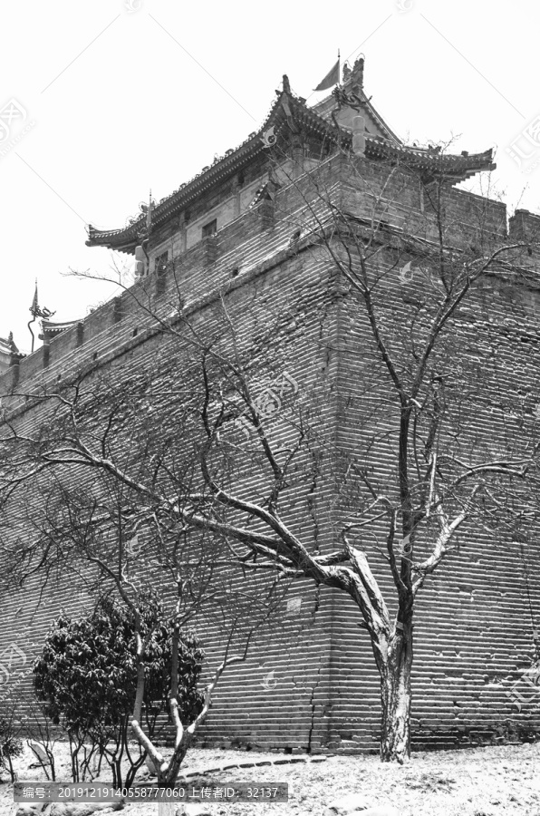 西安城墙老照片