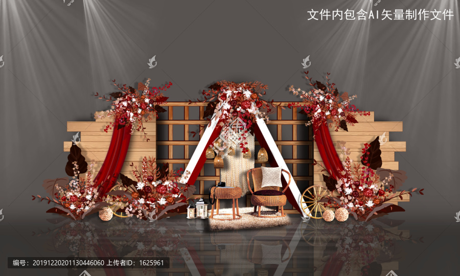 紅色森系婚禮