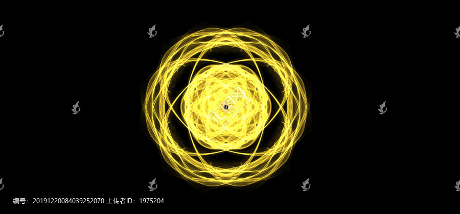 黄色光影光效科技背景图案
