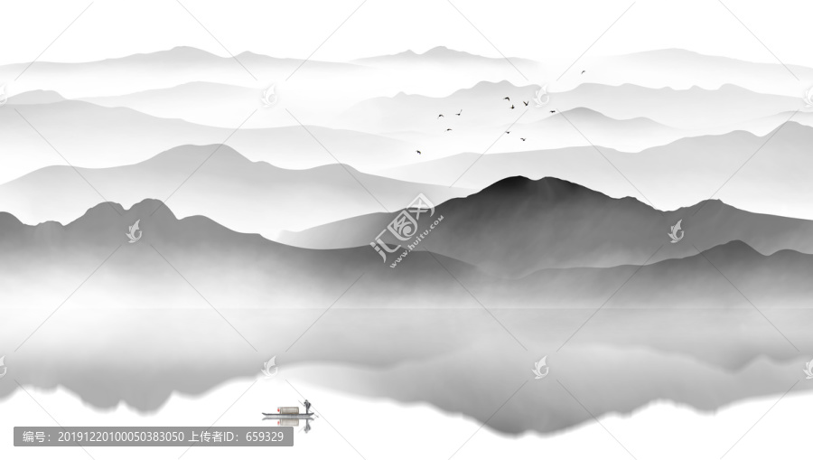 新中式山水畫