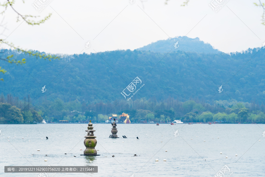 杭州西湖景区小瀛洲三潭印月