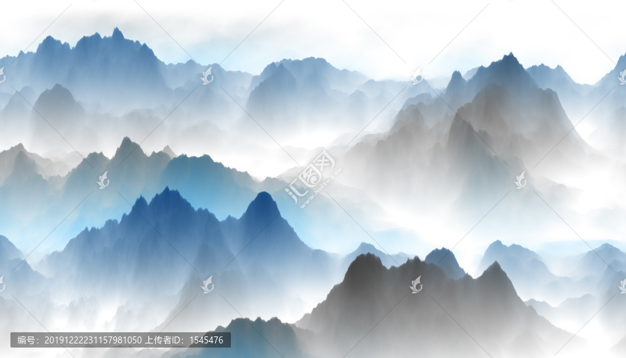 新中式意境水墨山水