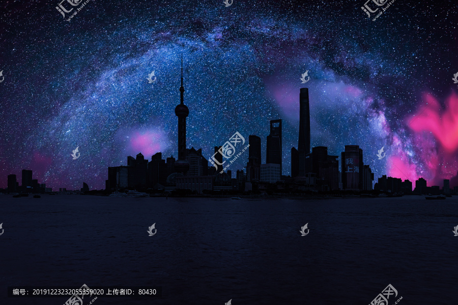 上海陆家嘴夜景