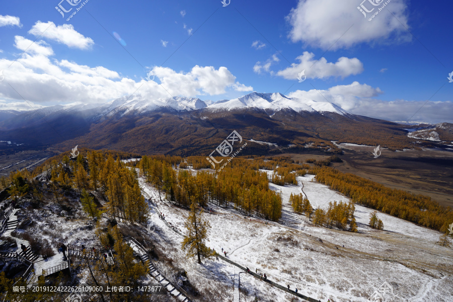 新疆雪山风光