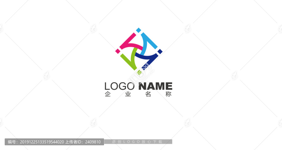 IT字母人才logo设计